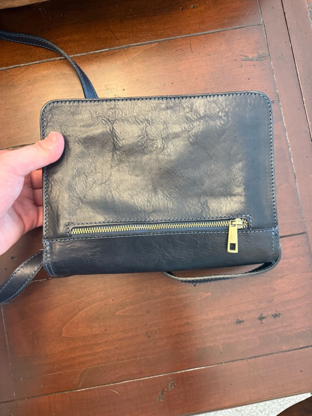 Vera Pelle genuine leather crossbody made in Italy - Picture 14 of 16